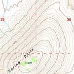 United States Geological Survey Mud Spring, OR (1992, 24000-Scale) digital map