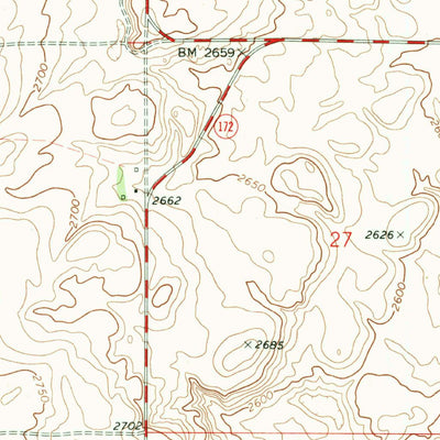 United States Geological Survey Mud Spring, WA (1968, 24000-Scale) digital map