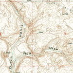 United States Geological Survey Mud Spring, WA (1968, 24000-Scale) digital map