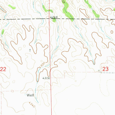 United States Geological Survey Mud Springs, NE (1972, 24000-Scale) digital map