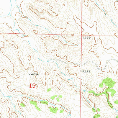 United States Geological Survey Mud Springs, NE (1972, 24000-Scale) digital map