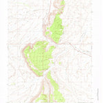 United States Geological Survey Mud Springs Ranch, WY (1968, 24000-Scale) digital map
