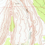 United States Geological Survey Mud Springs Ranch, WY (1968, 24000-Scale) digital map