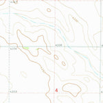 United States Geological Survey Mud Springs SE, NE (1972, 24000-Scale) digital map