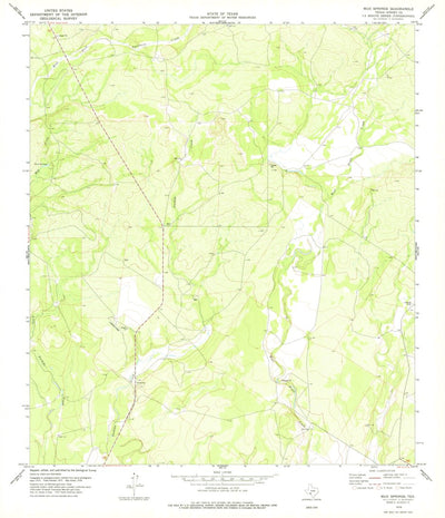 United States Geological Survey Mud Springs, TX (1978, 24000-Scale) digital map