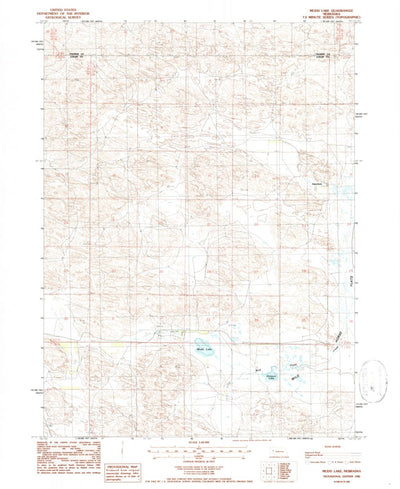 United States Geological Survey Mudd Lake, NE (1986, 24000-Scale) digital map