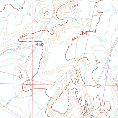 United States Geological Survey Muddy Gap, WY (1962, 24000-Scale) digital map