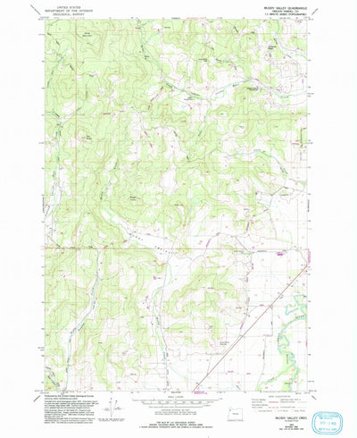 United States Geological Survey Muddy Valley, OR (1979, 24000-Scale) digital map