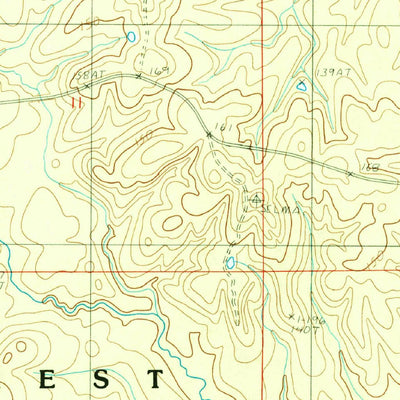 United States Geological Survey Mudville, LA (1985, 24000-Scale) digital map