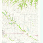 United States Geological Survey Muenster East, TX (1961, 24000-Scale) digital map