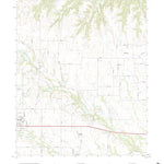 United States Geological Survey Muenster East, TX (2022, 24000-Scale) digital map