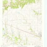 United States Geological Survey Muenster West, TX (1961, 24000-Scale) digital map