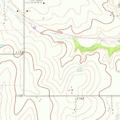 United States Geological Survey Muenster West, TX (1961, 24000-Scale) digital map