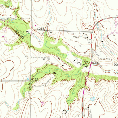 United States Geological Survey Muenster West, TX (1961, 24000-Scale) digital map