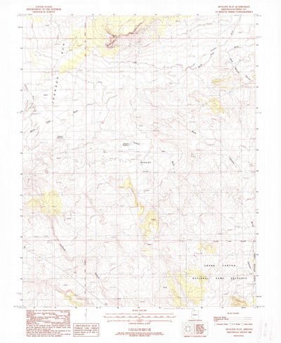 United States Geological Survey Muggins Flat, AZ (1988, 24000-Scale) digital map