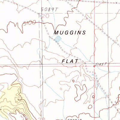 United States Geological Survey Muggins Flat, AZ (1988, 24000-Scale) digital map