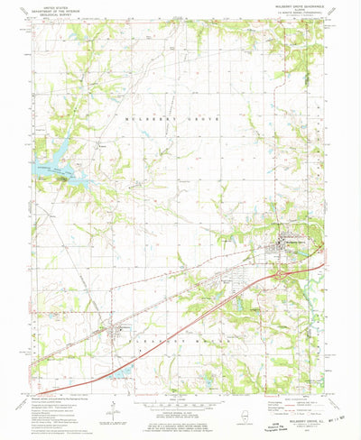 United States Geological Survey Mulberry Grove, IL (1974, 24000-Scale) digital map