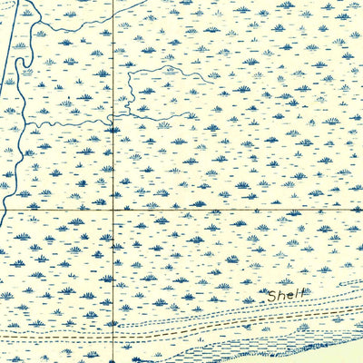 United States Geological Survey Mulberry Island East, LA (1954, 31680-Scale) digital map