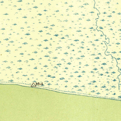 United States Geological Survey Mulberry Island West, LA (1932, 31680-Scale) digital map