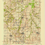 United States Geological Survey Mulberry, KS-MO (1948, 62500-Scale) digital map