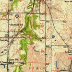 United States Geological Survey Mulberry, KS-MO (1948, 62500-Scale) digital map