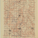 United States Geological Survey Mulberry, KS-MO (1950, 62500-Scale) digital map