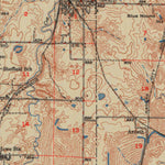 United States Geological Survey Mulberry, KS-MO (1950, 62500-Scale) digital map