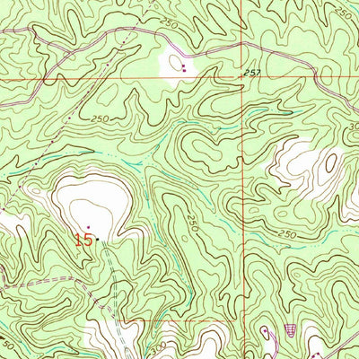 United States Geological Survey Mulberry, MS (1964, 24000-Scale) digital map