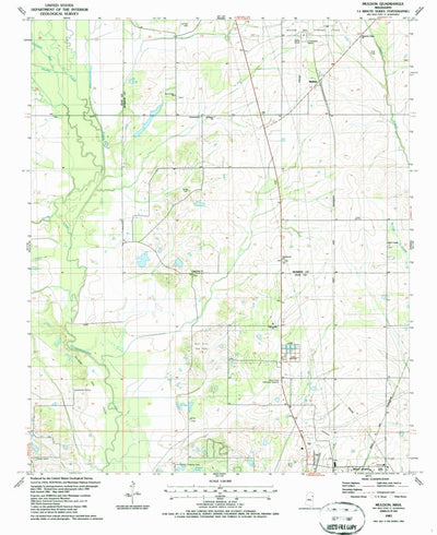 United States Geological Survey Muldon, MS (1987, 24000-Scale) digital map