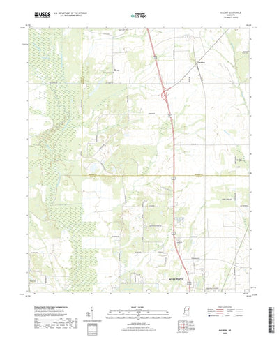 United States Geological Survey Muldon, MS (2020, 24000-Scale) digital map