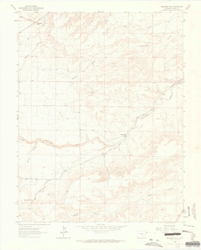 United States Geological Survey Muldoon Hill, CO (1963, 24000-Scale) digital map