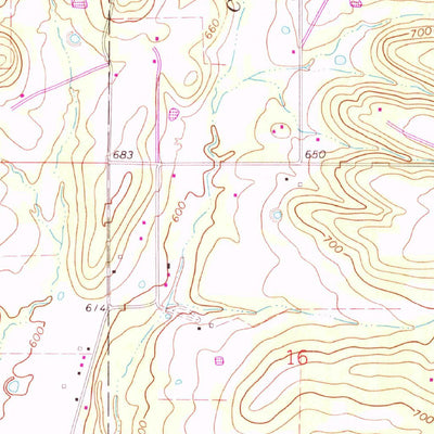 United States Geological Survey Muldrow, OK (1966, 24000-Scale) digital map