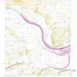 United States Geological Survey Muldrow SW, OK (1966, 24000-Scale) digital map