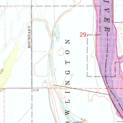 United States Geological Survey Muldrow SW, OK (1966, 24000-Scale) digital map
