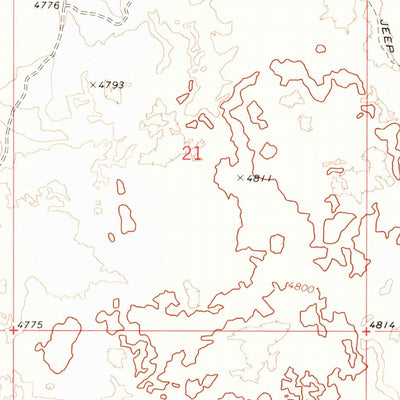 United States Geological Survey Mule Butte, ID (1972, 24000-Scale) digital map