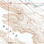 United States Geological Survey Mule Butte, WY (1951, 24000-Scale) digital map