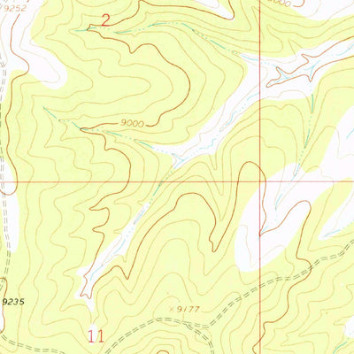 United States Geological Survey Mule Canyon, NM (1963, 24000-Scale) digital map