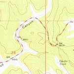 United States Geological Survey Mule Canyon, NM (1963, 24000-Scale) digital map