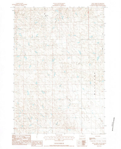 United States Geological Survey Mule Creek, SD (1983, 24000-Scale) digital map