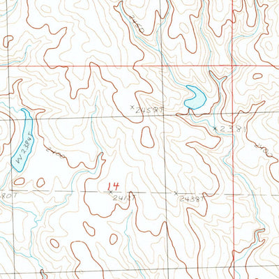 United States Geological Survey Mule Creek, SD (1983, 24000-Scale) digital map