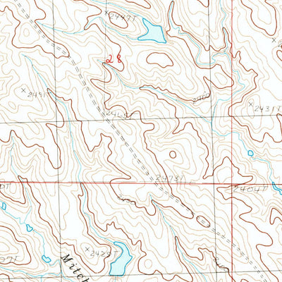 United States Geological Survey Mule Creek, SD (1983, 24000-Scale) digital map