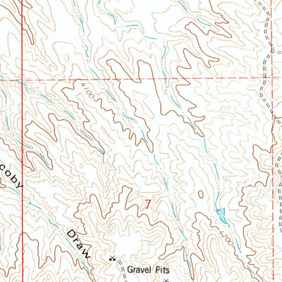 United States Geological Survey Mule Creek, WY (1978, 24000-Scale) digital map