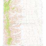 United States Geological Survey Mule Deer Ridge NE, NV (1969, 24000-Scale) digital map