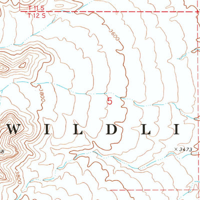 United States Geological Survey Mule Deer Ridge NE, NV (1969, 24000-Scale) digital map