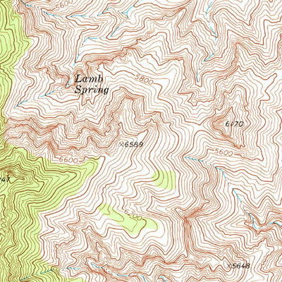 United States Geological Survey Mule Deer Ridge NE, NV (1969, 24000-Scale) digital map