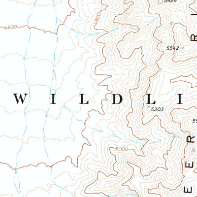 United States Geological Survey Mule Deer Ridge, NV (1969, 24000-Scale) digital map
