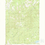 United States Geological Survey Mule Deer Ridge, OR (1990, 24000-Scale) digital map