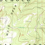 United States Geological Survey Mule Deer Ridge, OR (1990, 24000-Scale) digital map