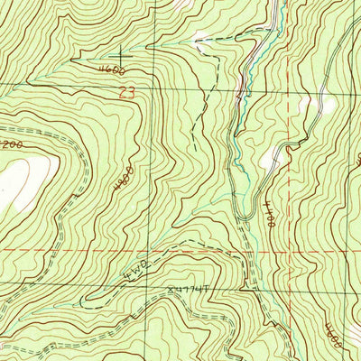 United States Geological Survey Mule Deer Ridge, OR (1990, 24000-Scale) digital map