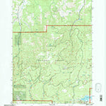 United States Geological Survey Mule Deer Ridge, OR (1992, 24000-Scale) digital map
